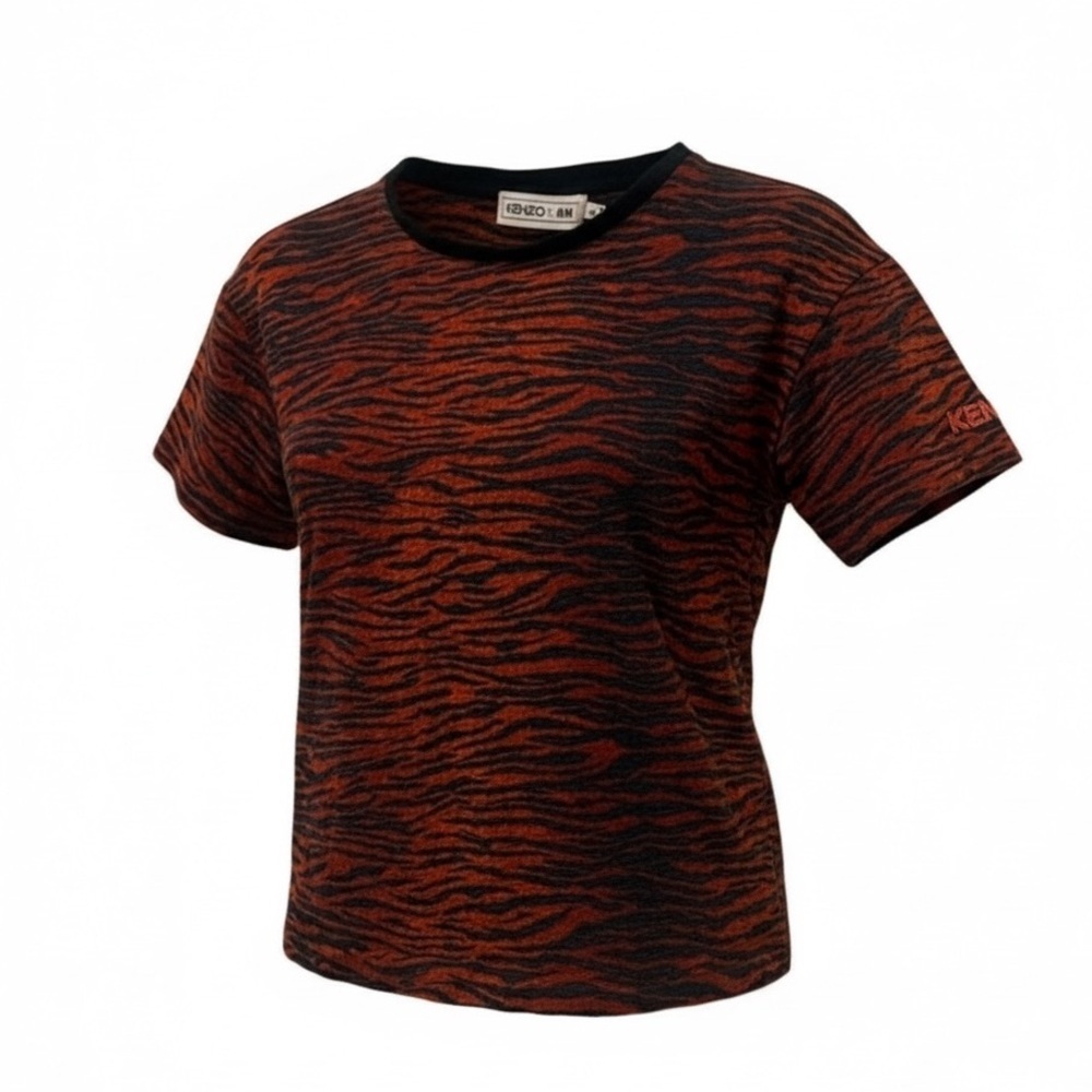 Kenzo X H&M wool tiger print top, small